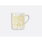 Bernardaud Mug Yellow 10 oz, Limoges porcelain, Tout Paris collection, on a white background