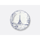 Bernardaud Set of 2 assorted bread and butter plates 6.5", Limoges porcelain, Tout Paris collection, detail view