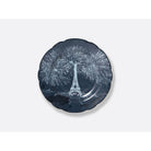 Bernardaud Set of 2 assorted bread and butter plates 6.5", Limoges porcelain, Tout Paris collection, detail view
