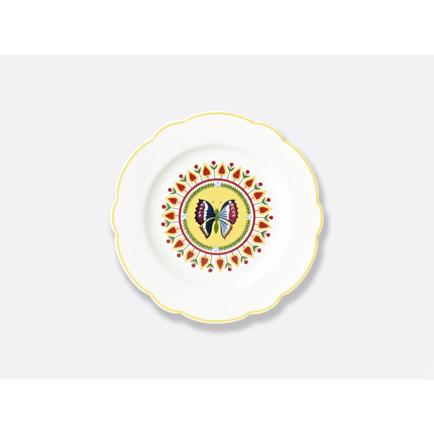 Bernardaud Bread and butter plate 6.5", Limoges porcelain, Trianon collection, on a white background