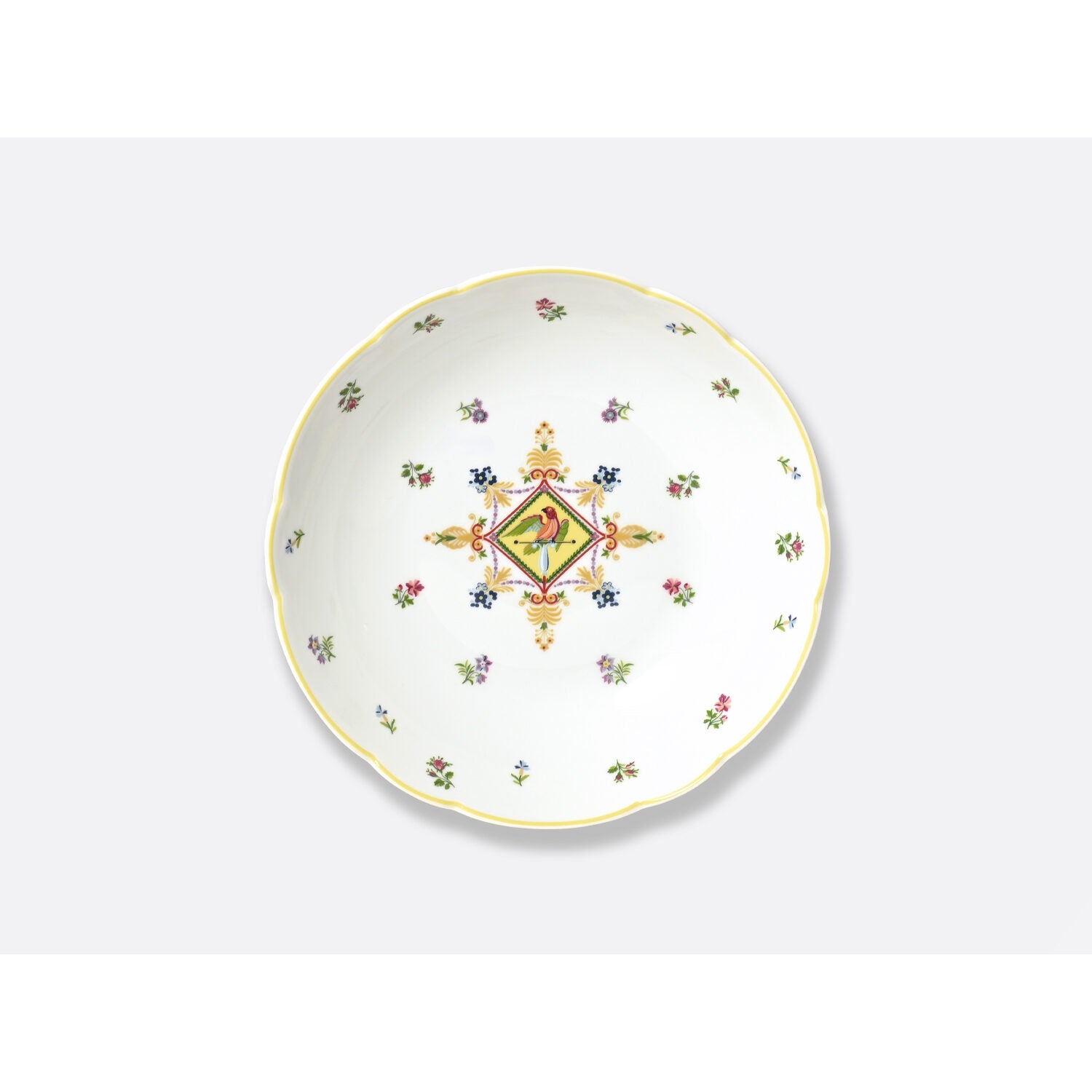 Bernardaud Coupe soup 7.5", Limoges porcelain, Trianon collection, on a white background