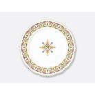 Bernardaud Dinner plate 10.5", Limoges porcelain, Trianon collection, on a white background