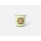 Bernardaud Tumbler 3.5" + candle home fragrance 200 gr, Limoges porcelain, Trianon collection, on a white background