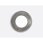 Bernardaud Bread and butter plate 6.5", Limoges porcelain, Twist Or & Platine collection, on a white background