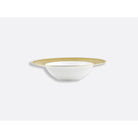Bernardaud Rim soup 9", Limoges porcelain, Twist Or & Platine collection, detail view