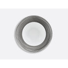 Bernardaud Rim soup 9", Limoges porcelain, Twist Or & Platine collection, on a white background