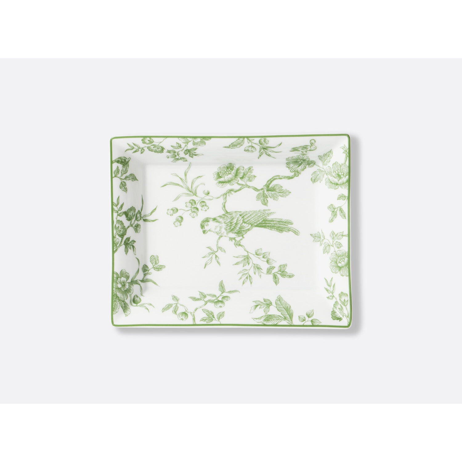 Bernardaud Valet tray 7.9 x 6.3" Albertine, Limoges porcelain, on a white background