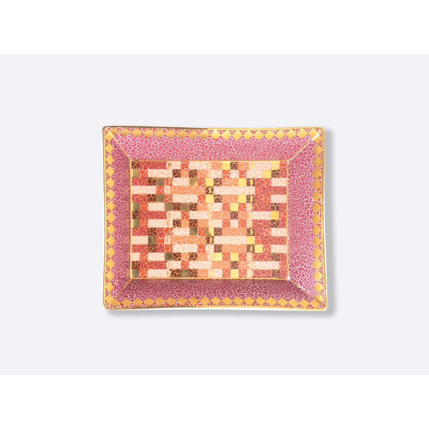 Bernardaud Valet tray 7.9 x 6.3" Atacama, Limoges porcelain, Valet Trays collection, on a white background