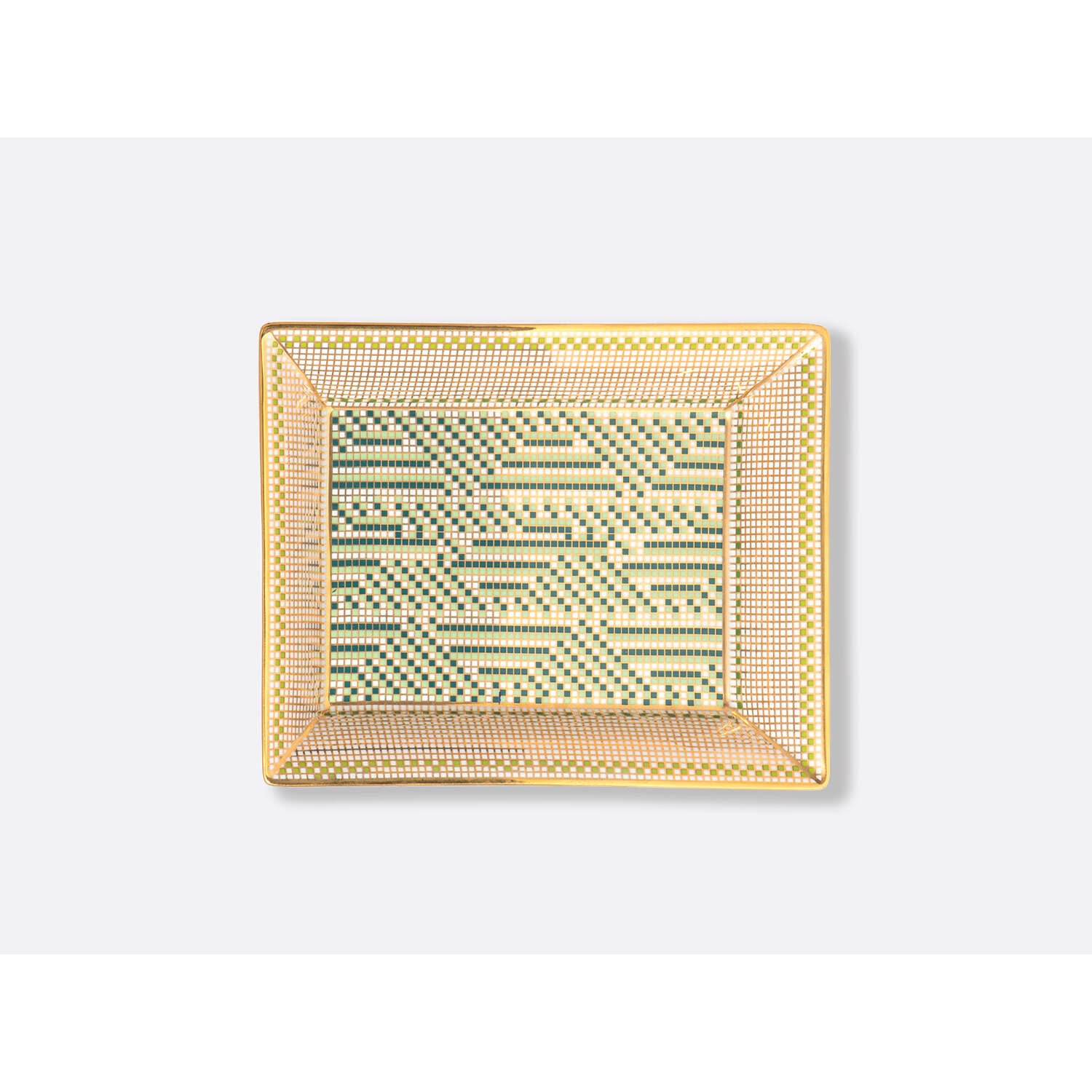 Bernardaud Valet tray 7.9 x 6.3" Augusta, Limoges porcelain, on a white background