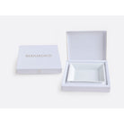 Bernardaud Valet tray 7.9 x 6.3" Aux Oiseaux, Limoges porcelain, detail view