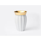 Bernardaud Vase H. 9", Limoges porcelain, Vases collection, on a white background