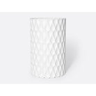 Bernardaud Vase in bisque porcelain H. 11.8", Limoges porcelain, Vases collection, on a white background
