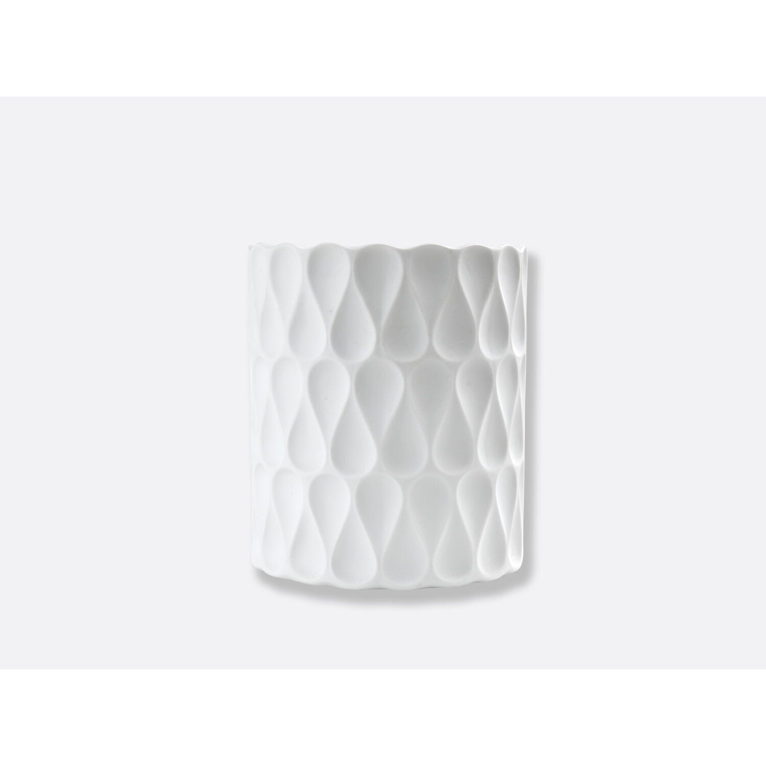 Bernardaud Vase in bisque porcelain H. 7", Limoges porcelain, Vases collection, detail view