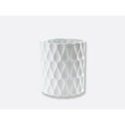 Bernardaud Vase in bisque porcelain H. 7", Limoges porcelain, Vases collection, on a white background