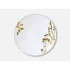 Bernardaud Set of 4 assorted dinner plates 10.6", Limoges porcelain, Végétal Or collection, detail view