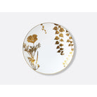 Bernardaud Set of 4 assorted salad plates 8.5", Limoges porcelain, Végétal Or collection, detail view