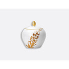 Bernardaud Sugar bowl 12 cups 10 oz, Limoges porcelain, Végétal Or collection, on a white background