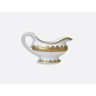 Bernardaud Gravy boat, Limoges porcelain, Venise collection, on a white background
