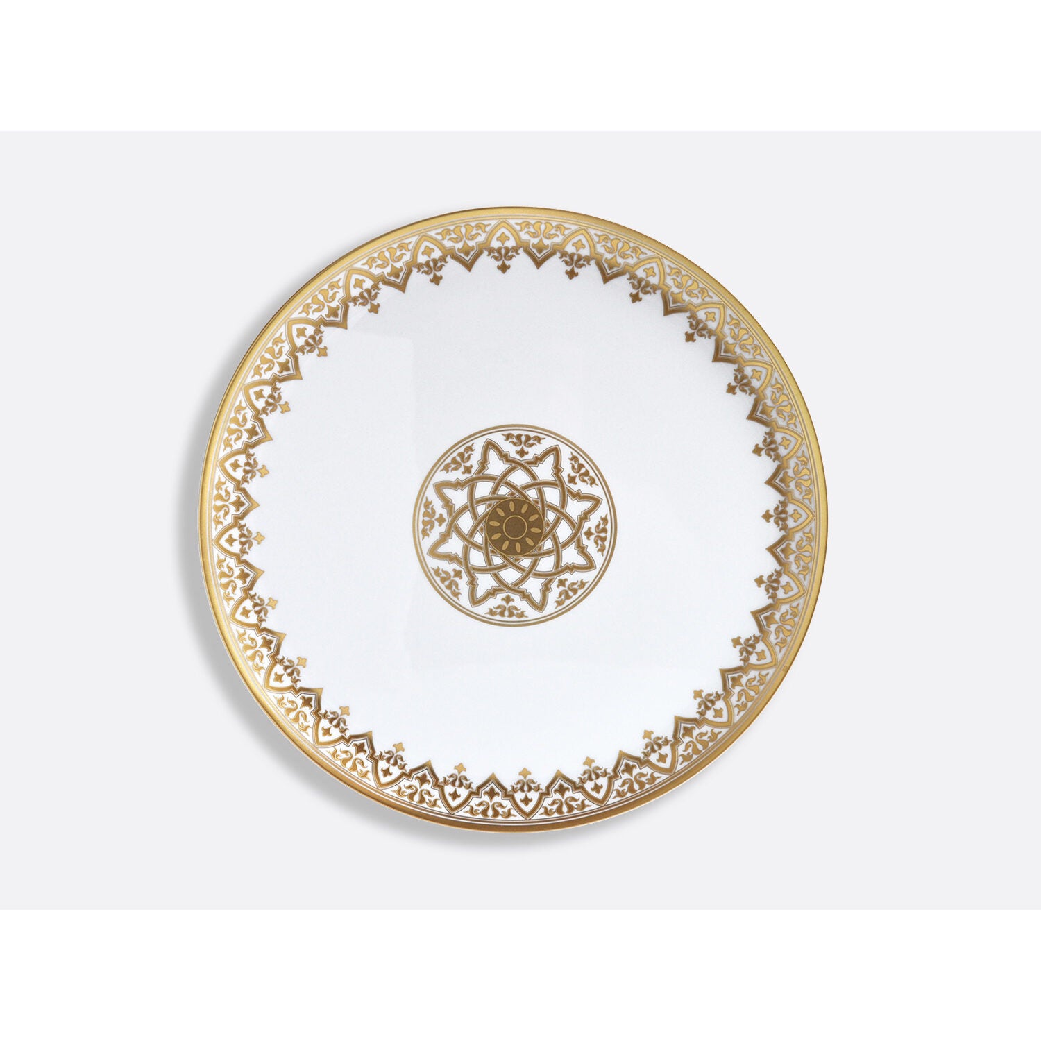 Bernardaud Round tart platter 13", Limoges porcelain, Venise collection, on a white background