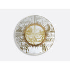 Bernardaud Coupe plate 8.5", Limoges porcelain, Versailles Enchanté collection, on a white background