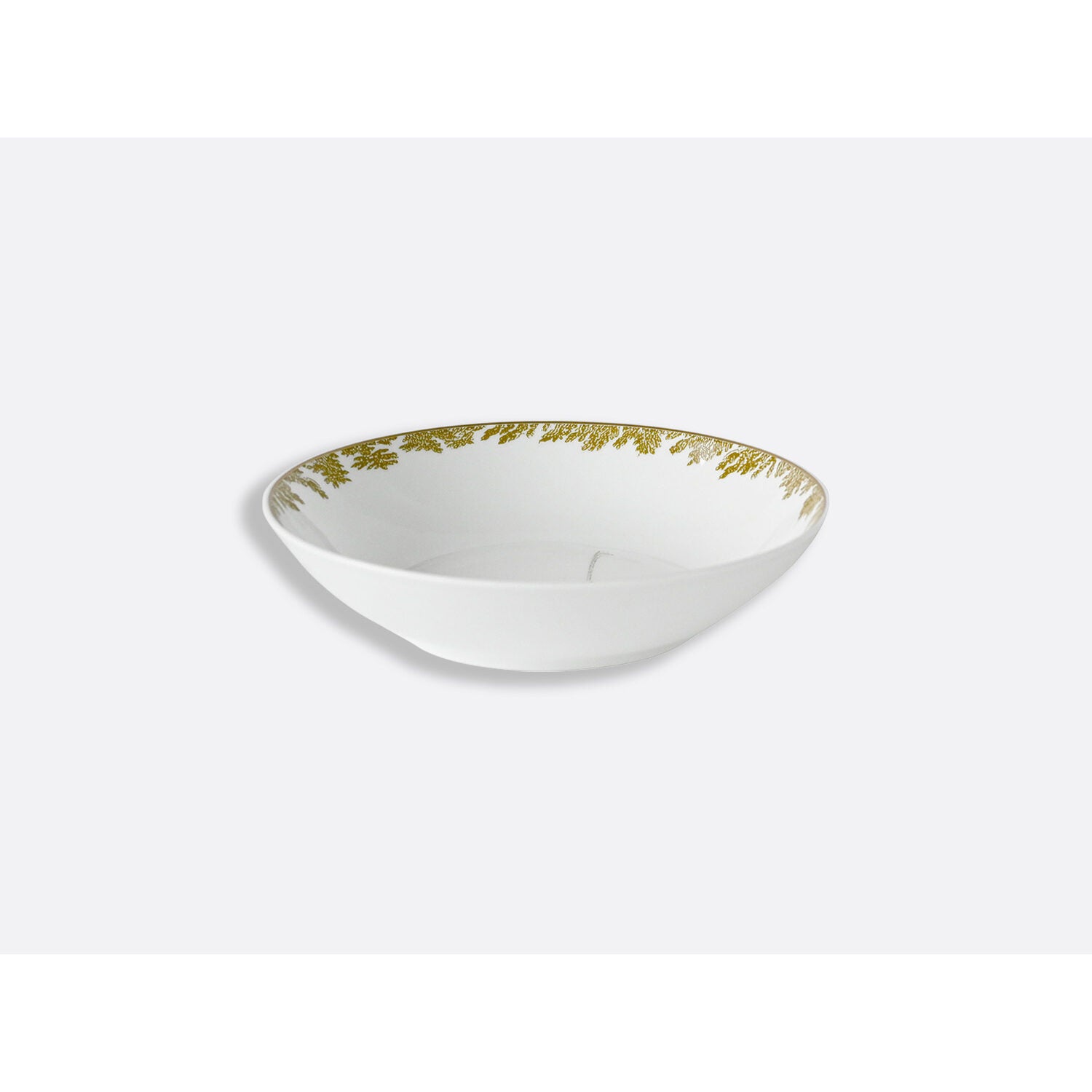 Bernardaud Coupe soup 7.5", Limoges porcelain, Versailles Enchanté JP collection, detail view