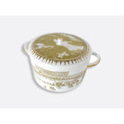 Bernardaud Soup tureen 2qt, Limoges porcelain, Versailles Enchanté collection, detail view