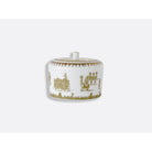 Bernardaud Sugar bowl 5 oz, Limoges porcelain, Versailles Enchanté collection, on a white background