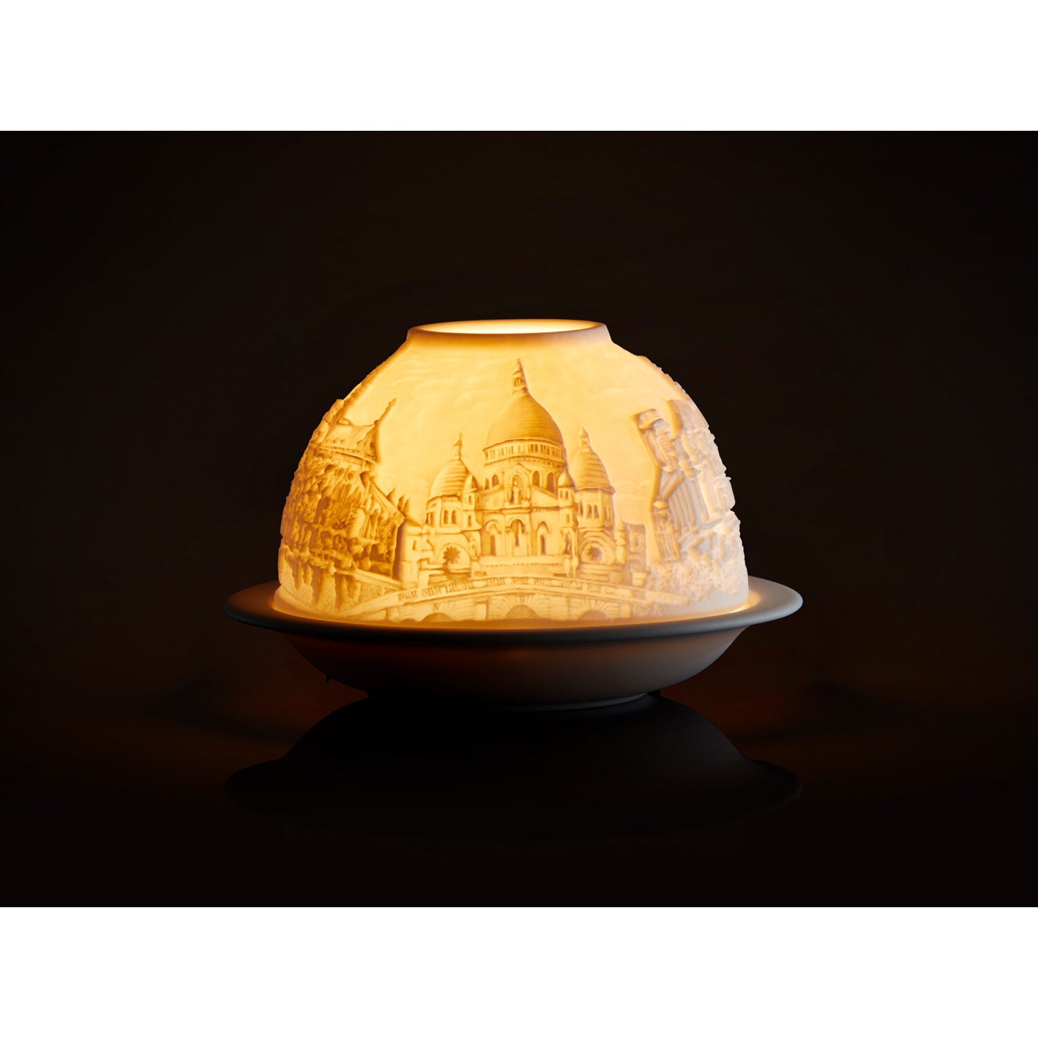 Bernardaud Churches of Paris, Limoges porcelain, Votivelights collection, detail view