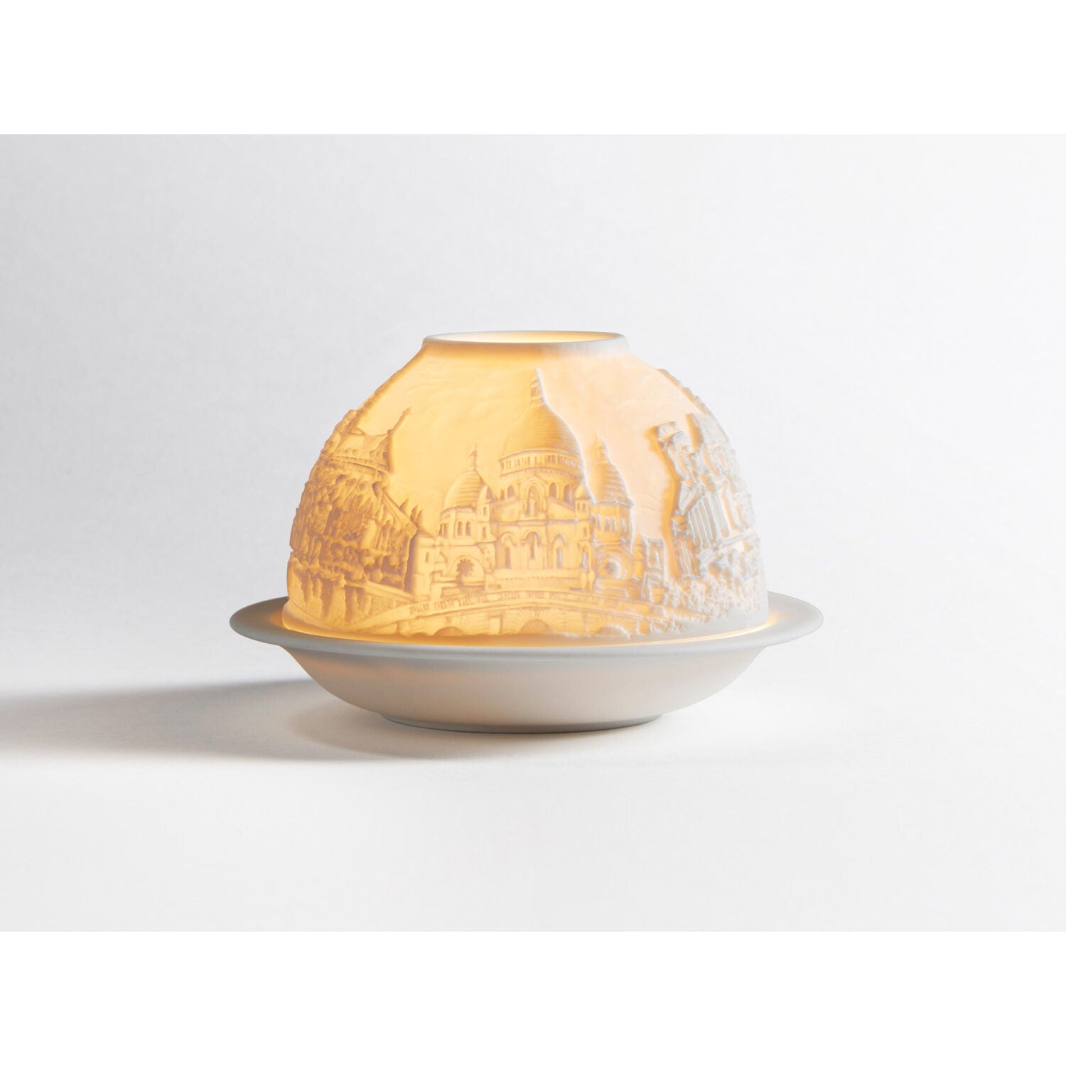Bernardaud Churches of Paris, Limoges porcelain, Votivelights collection, on a white background
