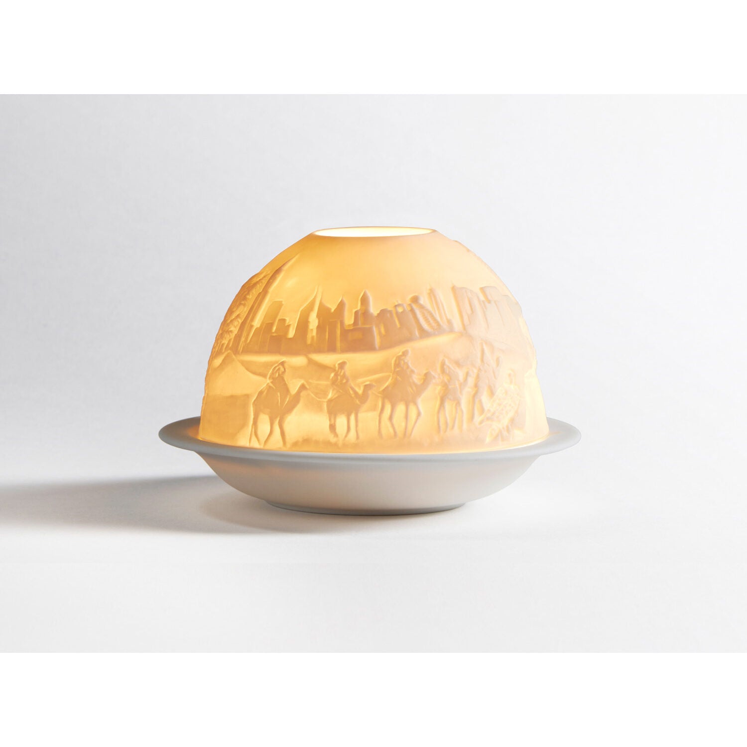 Bernardaud Dubai, Limoges porcelain, Votivelights collection, on a white background