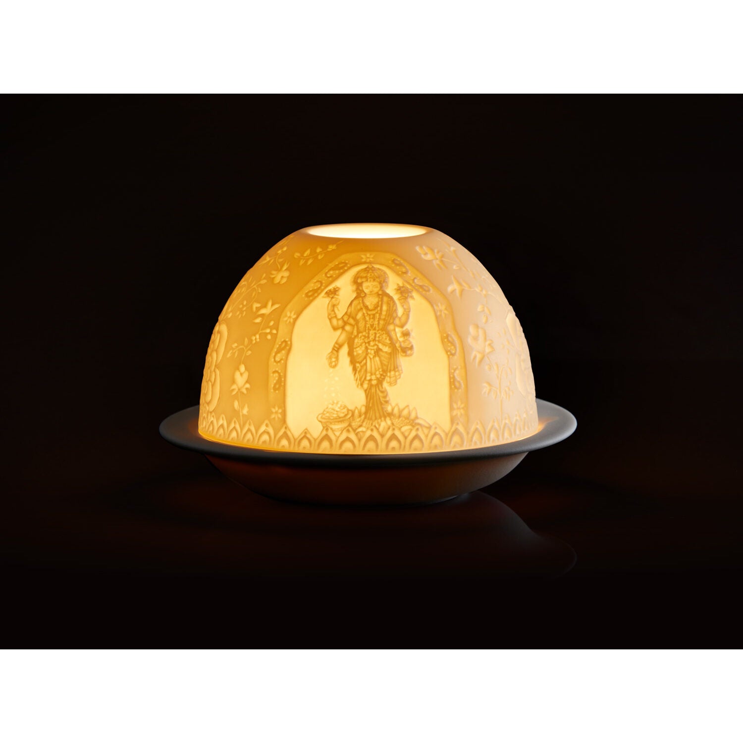 Bernardaud Lakshmi, Limoges porcelain, Votivelights collection, detail view