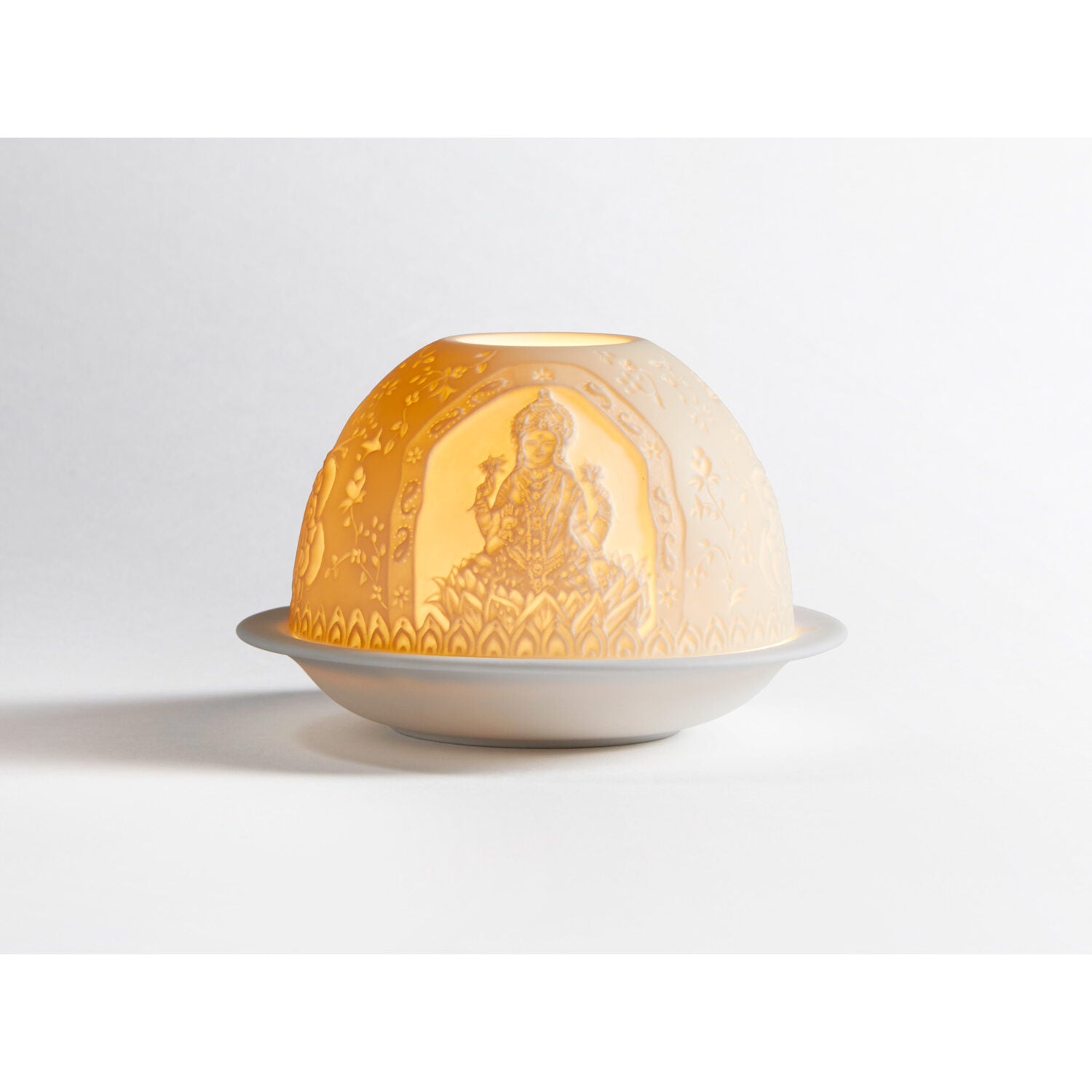 Bernardaud Lakshmi, Limoges porcelain, Votivelights collection, on a white background