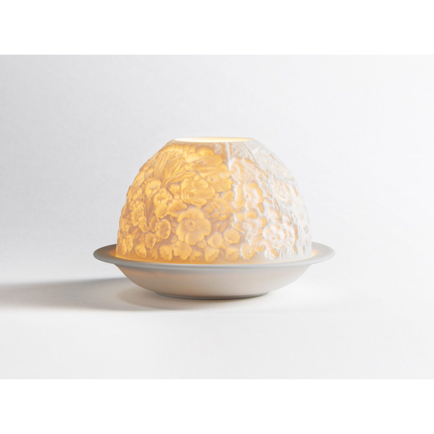 Bernardaud Wild flowers, Limoges porcelain, Wedding Table Accessories collection, on a white background