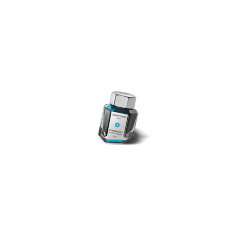 Caran d'Ache Chromatics Ink Bottle, Hypnotic Turquoise, 50 ml on a white background