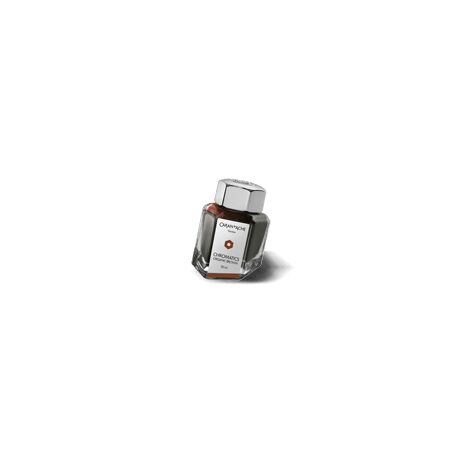 Caran d'Ache Chromatics Ink Bottle, Organic Brown, 50 ml on a white background