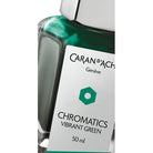 Caran d'Ache Chromatics Ink Bottle, Vibrant Green, 50 ml — detail view 2