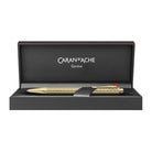 Caran d'Ache Ecridor Chevron Ballpoint Pen, Gilded — detail view 2
