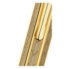 Caran d'Ache Ecridor Chevron Ballpoint Pen, Gilded — detail view 4