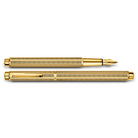 Caran d'Ache Ecridor Chevron Fountain Pen, Gilded — detail view 1