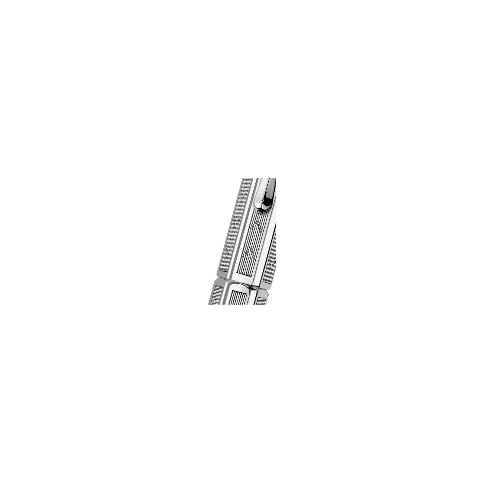 Caran d'Ache Ecridor Chevron Fountain Pen, Palladium-Coated — detail view 3