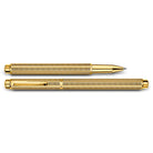 Caran d'Ache Ecridor Chevron Roller Pen, Gilded — detail view 1