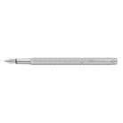 Caran d'Ache Ecridor Damier Fountain Pen, Gray Silver, detail view 1