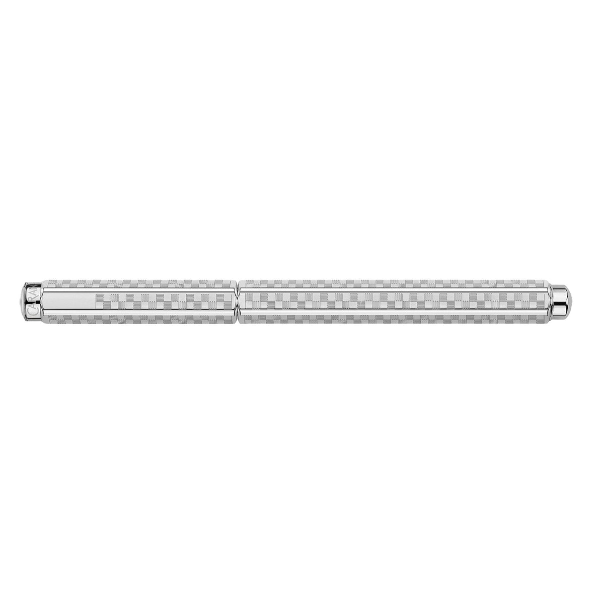 Caran d'Ache Ecridor Damier Fountain Pen, Gray Silver, detail view 3