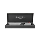 Caran d'Ache Ecridor Damier Fountain Pen, Gray Silver, detail view 4