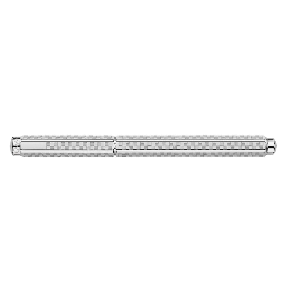 Caran d'Ache Ecridor Damier Roller Pen, Gray Silver, detail view 3