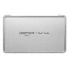Caran d'Ache Ecridor Paul Smith Gray Silver Ballpoint Pen & Leather Case Set, detail view 6
