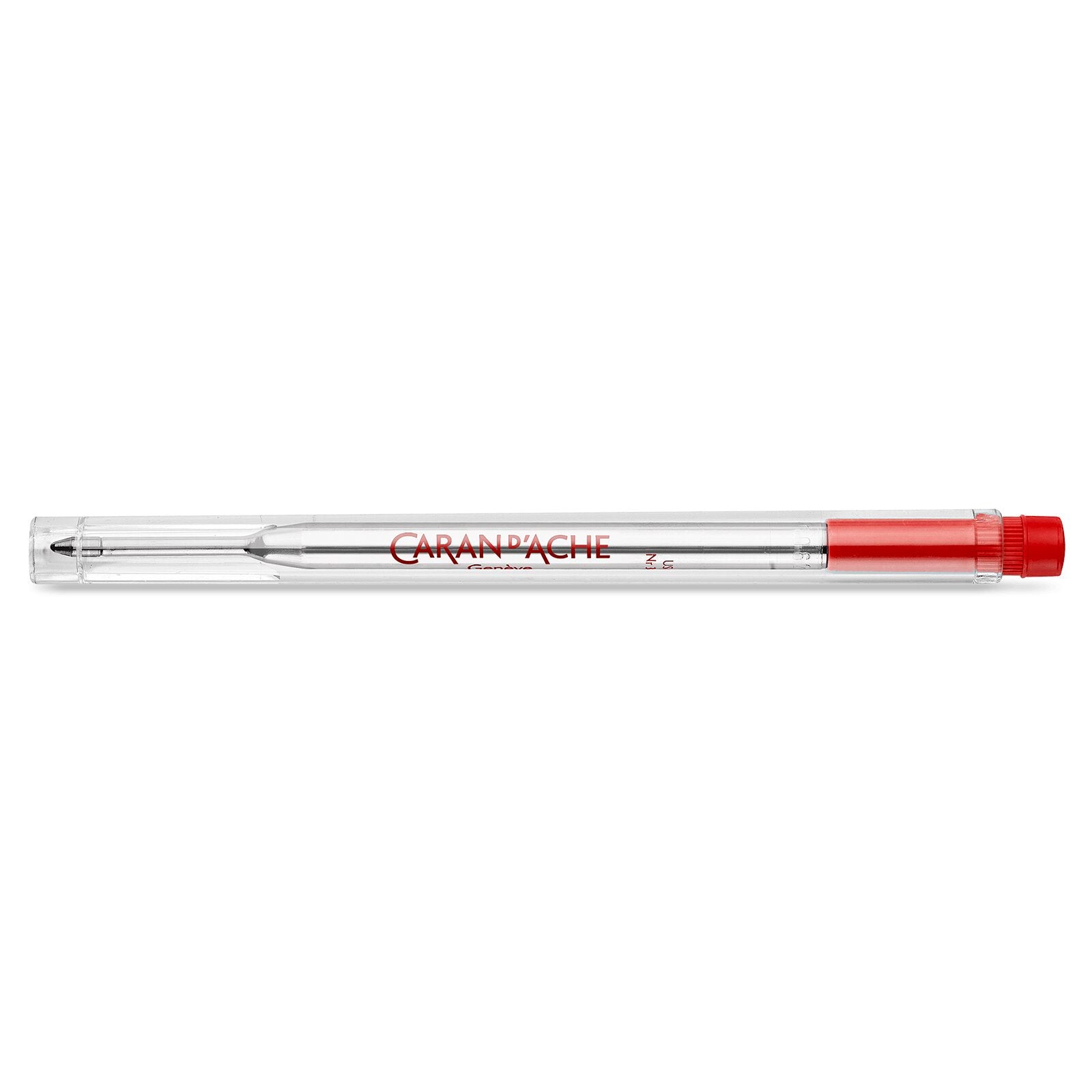 Caran d'Ache Goliath Ballpoint Pen Refill, Red, Medium (M) — detail view 1
