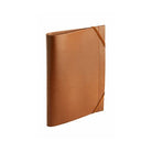 Caran d'Ache Leather A4 Folder, Camel on a white background