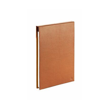 Caran d'Ache Leather Notebook A5, Camel on a white background