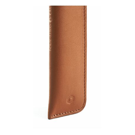 Caran d'Ache Leather Pen Case for 1 Pen, Camel — detail view 2